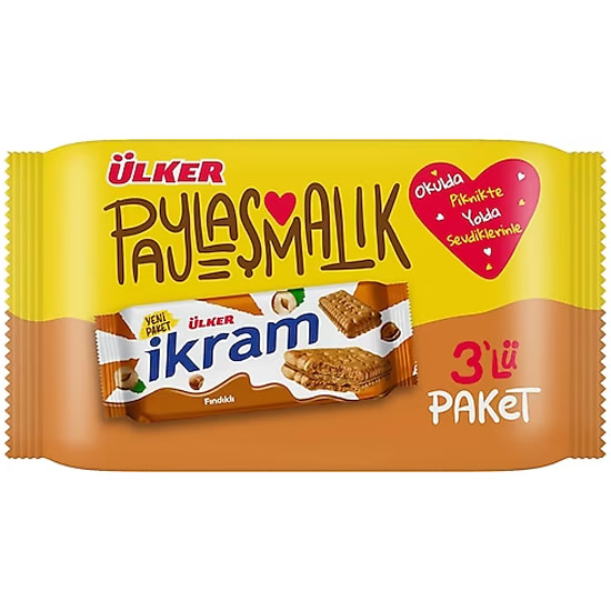 Ülker ikram Findikli 3pack 252g